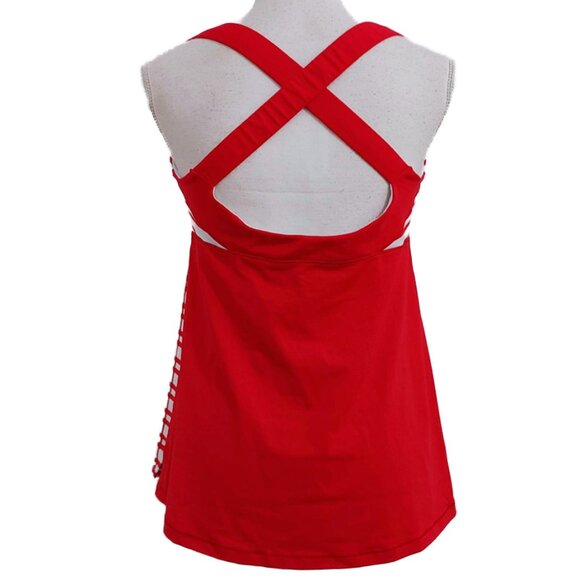 Lululemon Track and Train Tank in Twin Stripe Love Red - Picture 10 of 11